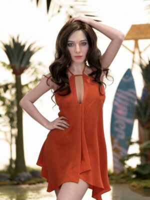 custom silicone sex doll head:luna