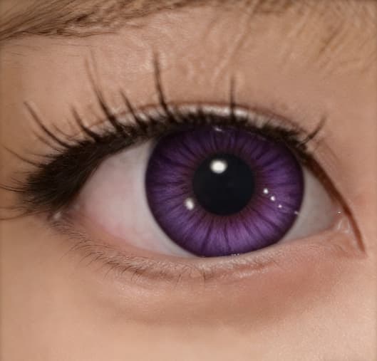 Violet Shimmer Eyes
